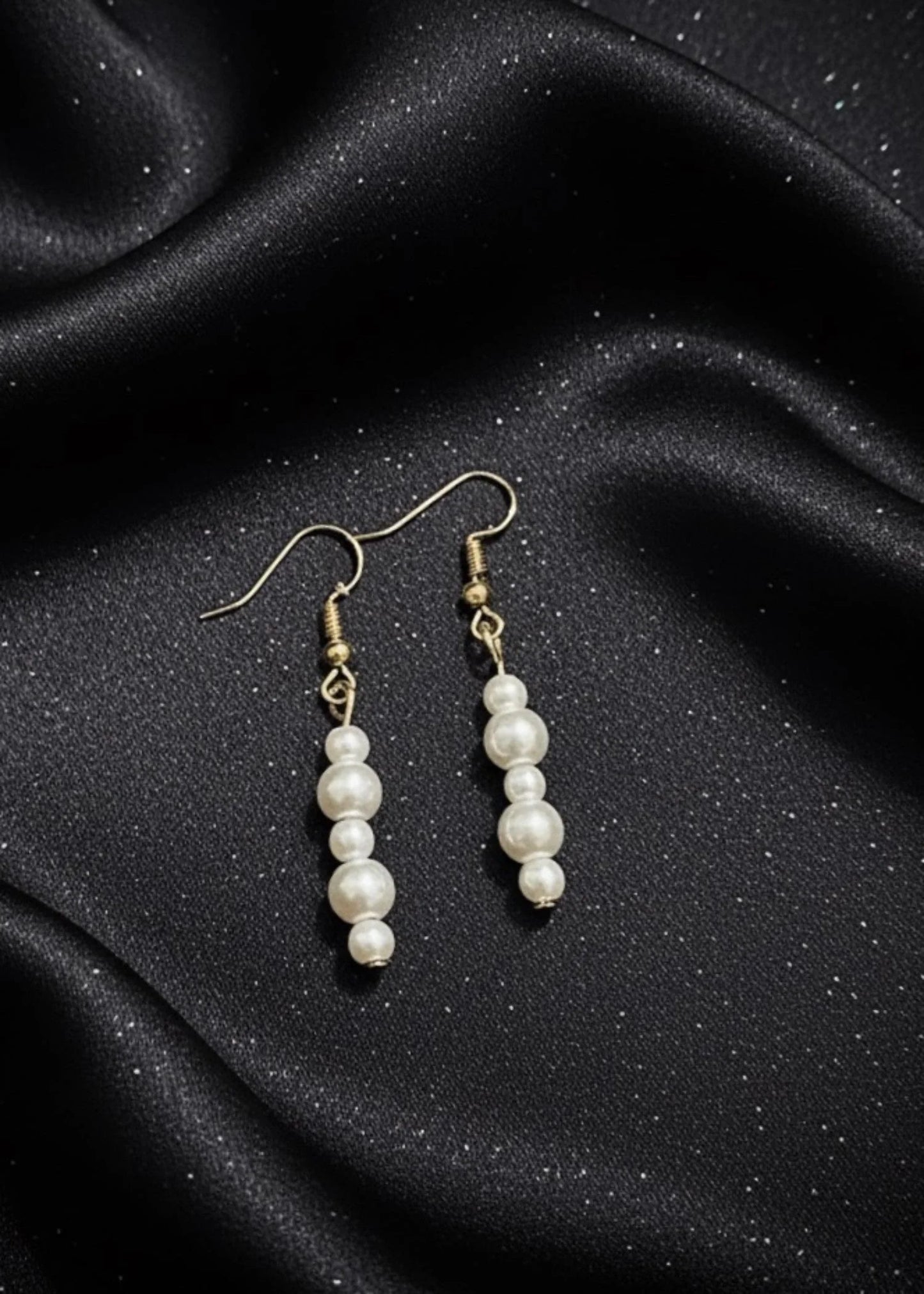 Waterfall Pearl Dangle Earrings