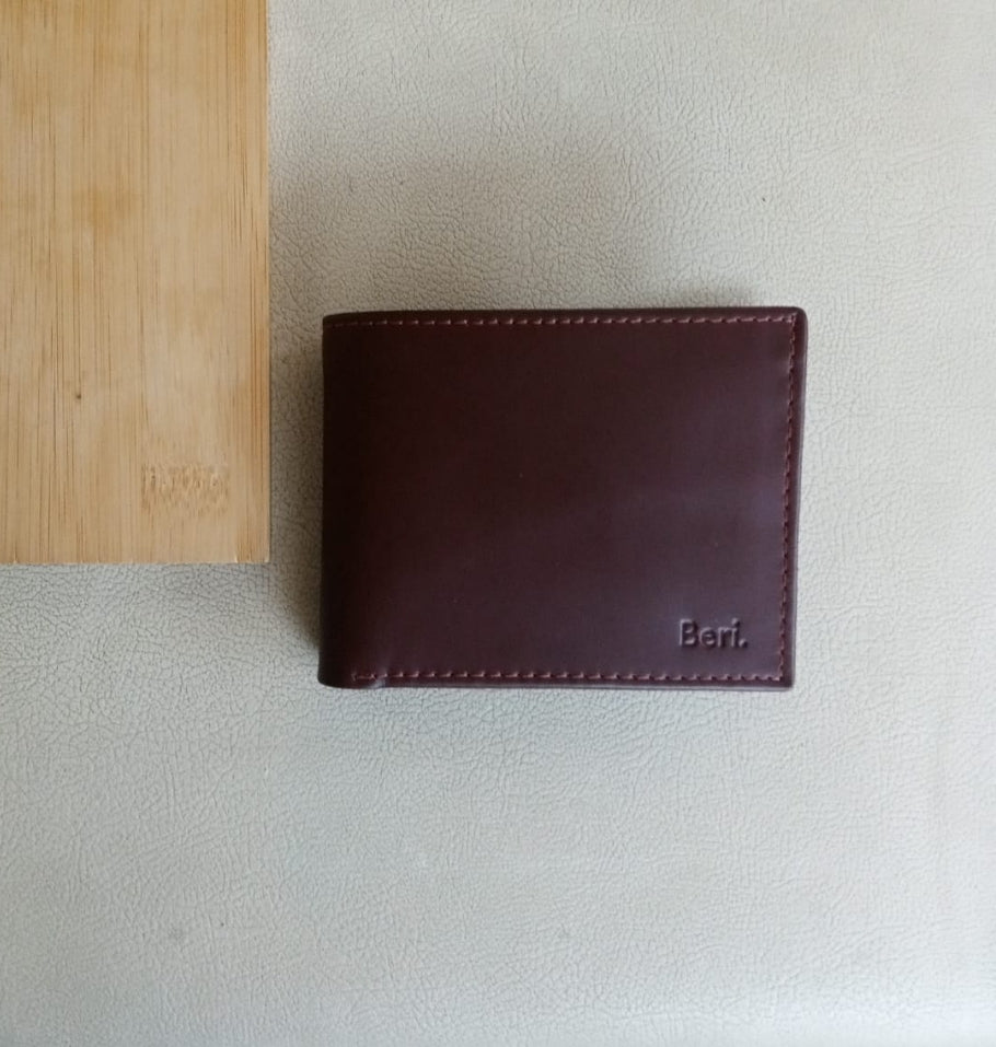 Men's Wallet, Authentic Cowhide Leather, Original Leather, 100% Genuine Cow Leather