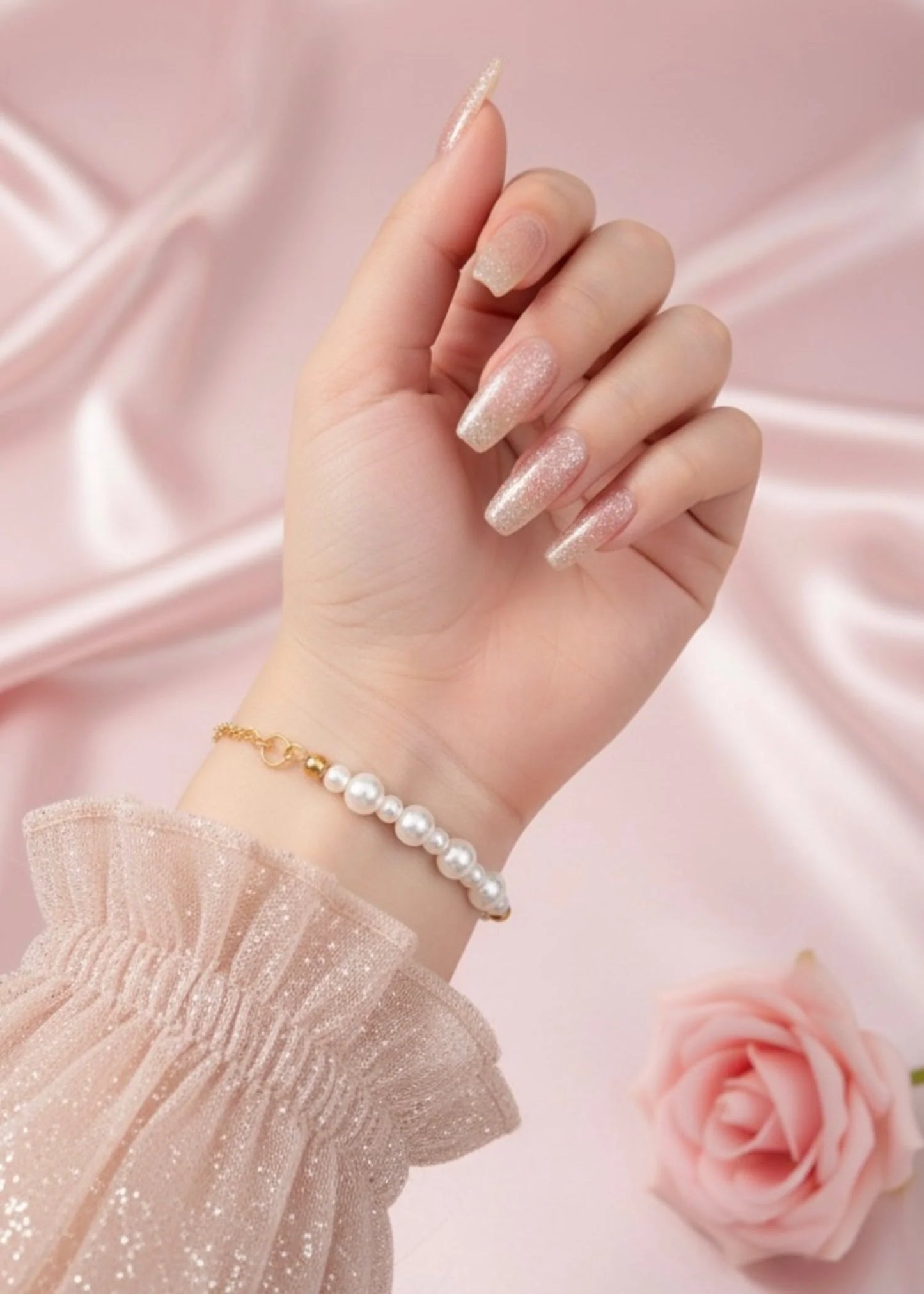Classic Pearl & Gold Bracelet