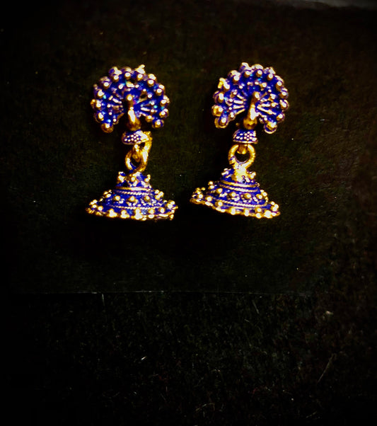 Dark Blue Jhumki