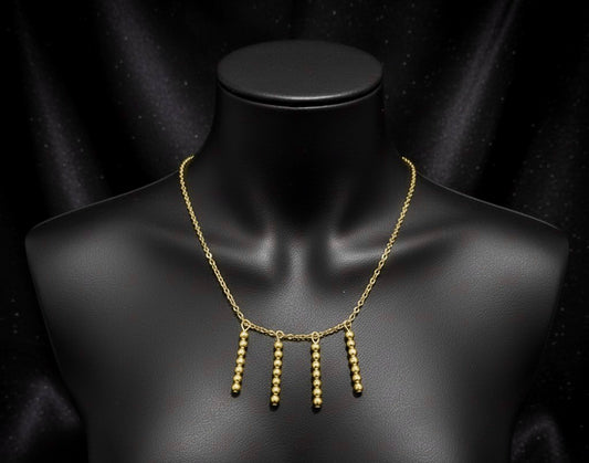 Gold Sticks Necklace