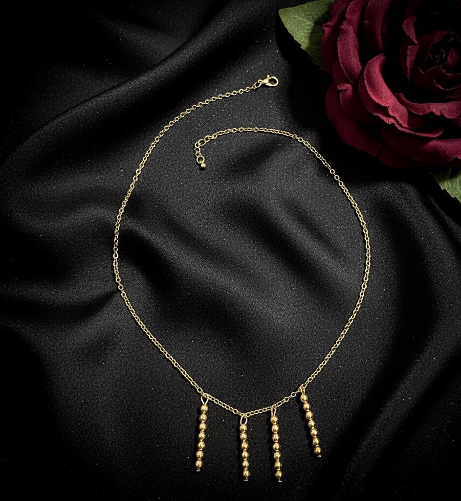 Gold Sticks Necklace