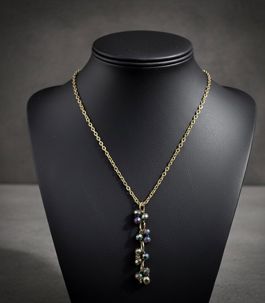 Minimalist Crystal Pendant Necklace