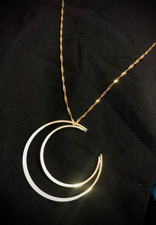 Moon - Long Necklace