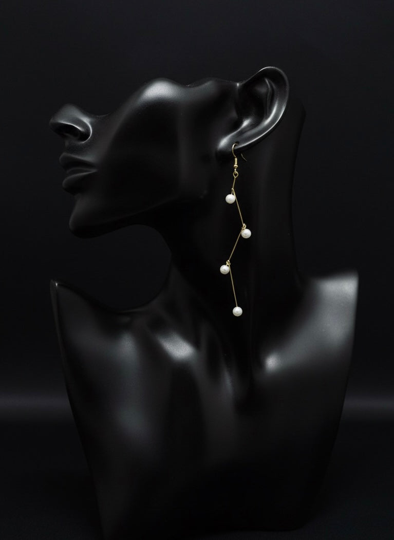 Pearl Constellation Drop Earrings