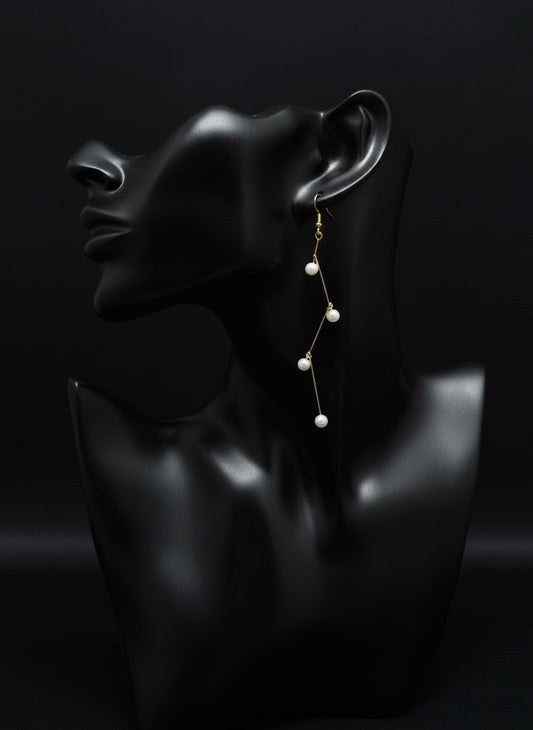 Pearl Constellation Drop Earrings