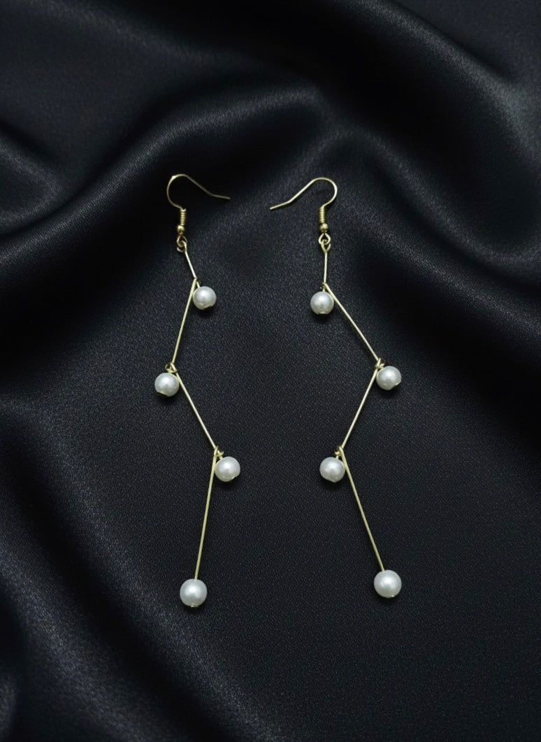 Pearl Constellation Drop Earrings