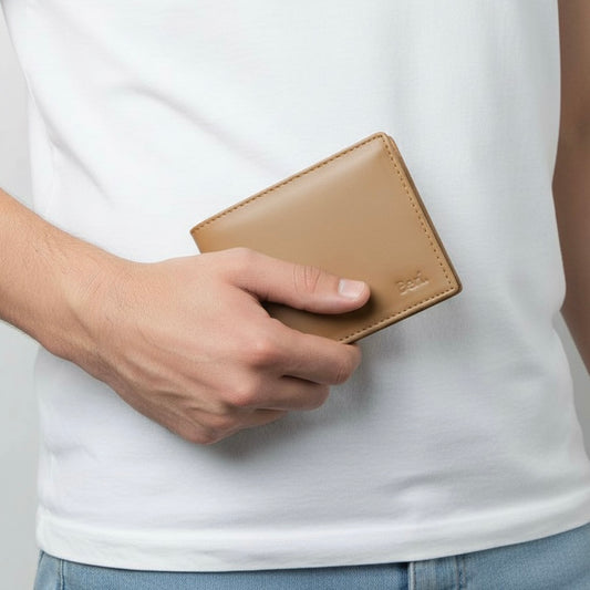 Tawny Brown - Authentic Cowhide Leather Men's Wallet