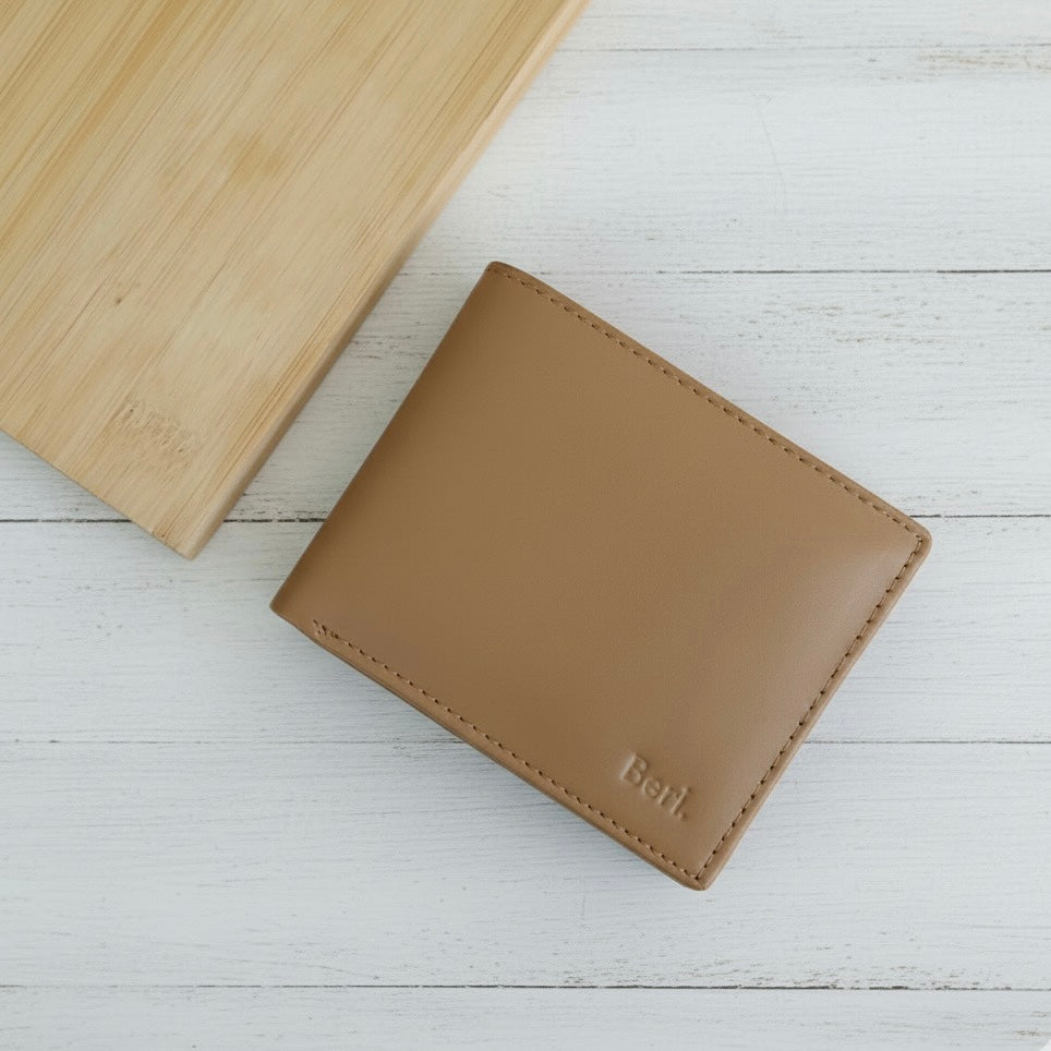 Tawny Brown - Authentic Cowhide Leather Men's Wallet