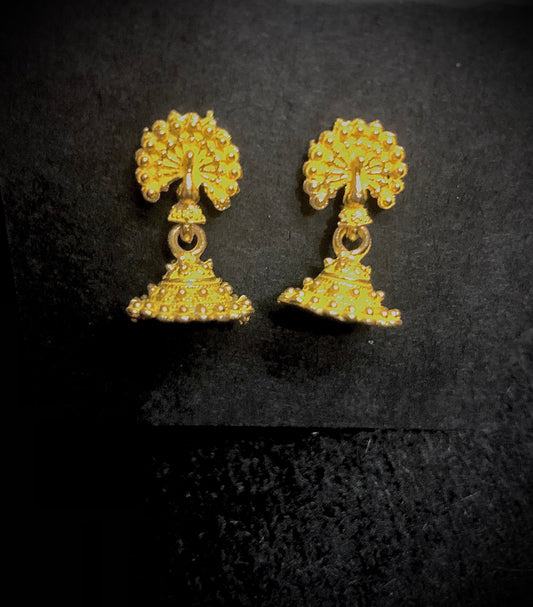 Yellow Jhumki